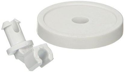 Picture of Frigidaire Electrolux Sears Kenmore Kelvinator Westinghouse Dishwasher Rack Roller and Bracket - Part# 5300809640