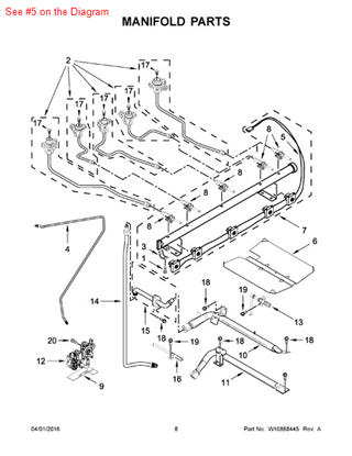 Buy  Whirlpool Part# W10413869 at PartsIPS