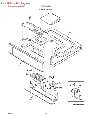 Buy Frigidaire Part# 316576682 at PartsIPS