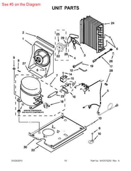 Buy Whirlpool Part# W10340990 at PartsIPS