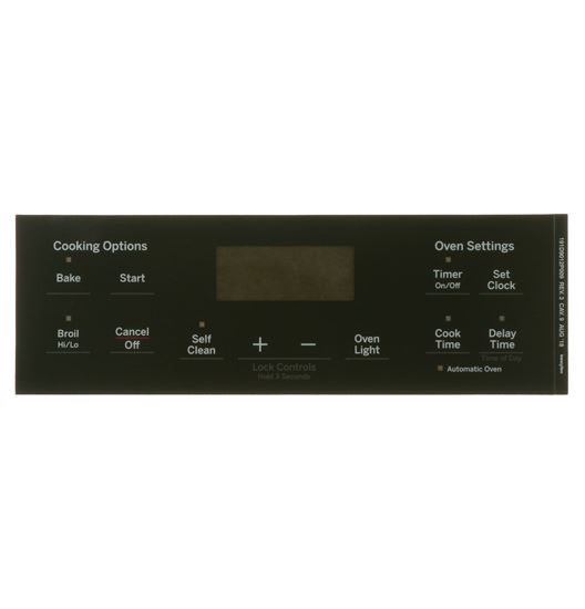 Picture of GE FACEPLATE GRAPHICS (GY) - Part# WB07X26713