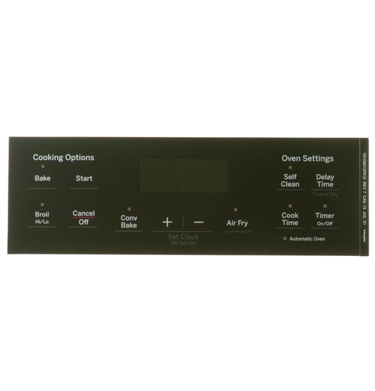Picture of GE FACEPLATE GRAPHICS (GY) - Part# WB07X41729