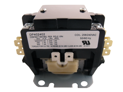 Picture of Sears CONTACTOR 40A 240V 2 POLE - Part# DP402402
