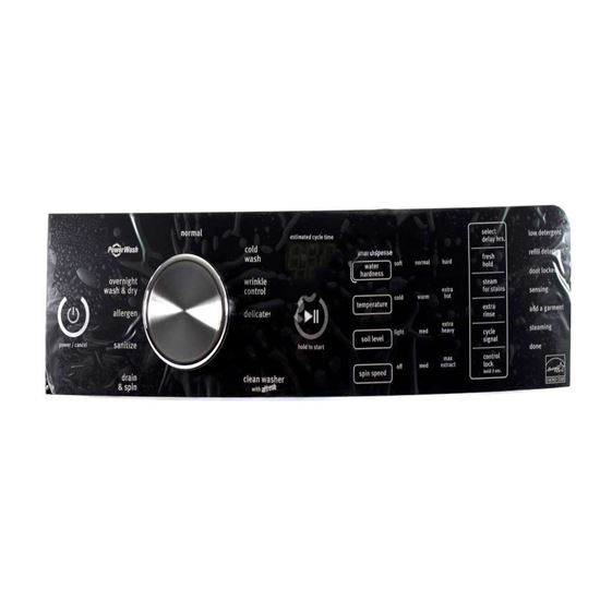 Picture of Whirlpool PANEL-CNTL - Part# W10911045