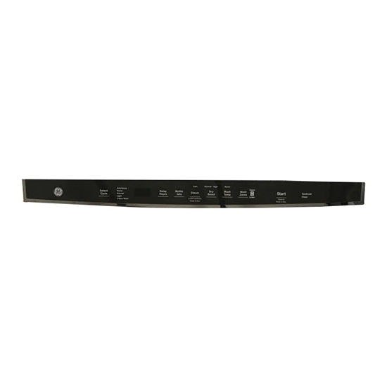 Picture of GE Configured Top Ui Control Wi - Part# WD21X25371