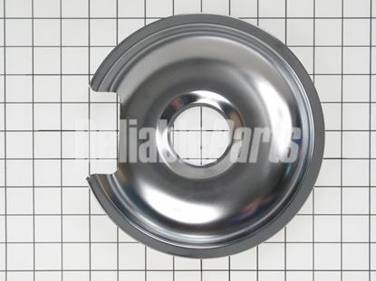 Picture of GE Drip Pan 8" Chrome - Part# WB32X10013