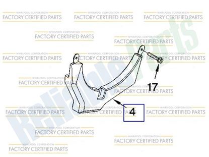 Picture of Whirlpool Counterwgt - Part# W10200297