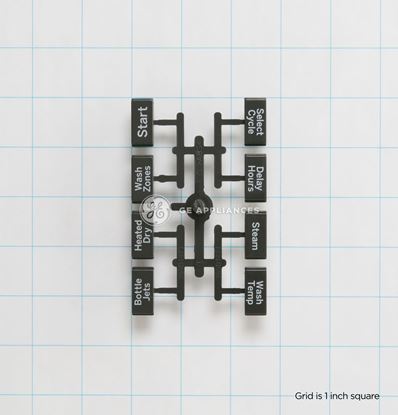 Picture of GE Button And Graphic Asm - Part# WD09X21694