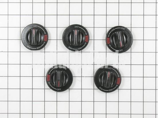 Picture of Whirlpool Knob Kit-81-83 (5) - Part# 12500060