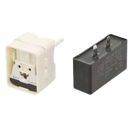 Picture of Whirlpool - Sears Kenmore - KitchenAid - Roper - Maytag - Refrigerator Start Device Relay Overload With Capacitor - Part# W10613606