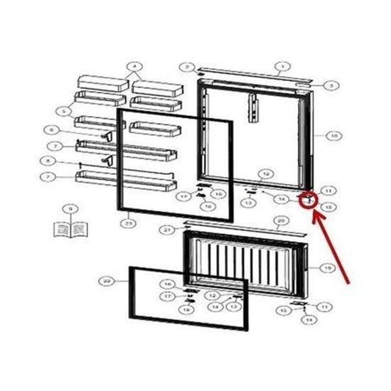 Picture of Fisher & Paykel SWS:SCREW #8X22 WAF PH STZP(PK - Part# 881044P