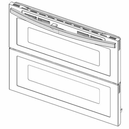 Picture of Samsung OVEN DOOR ASSY - Part# DG94-03584A
