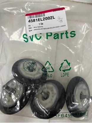 Picture of LG Electronics ROLLER ASSEMBLY, SET OF 4 - Part# 4581EL2002L
