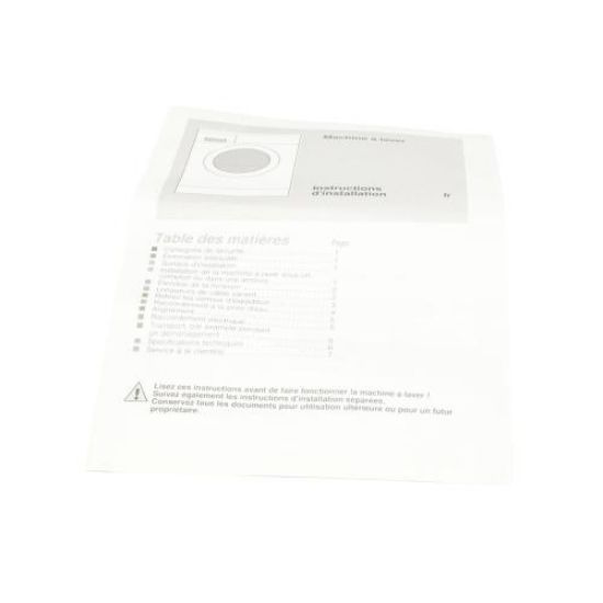 Picture of Bosch Installation Instruc Part# 382305