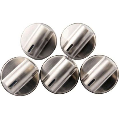 Picture of Bosch Set Of 5 Chrome Knobs Part# 654043