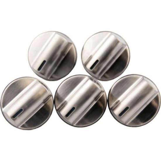 Picture of Bosch Set Of 5 Chrome Knobs Part# 654043