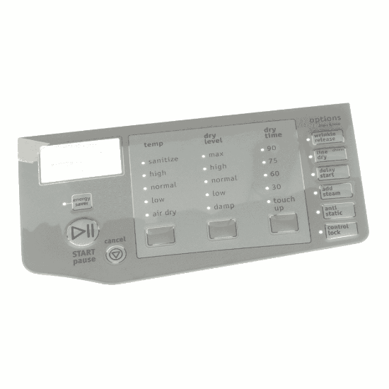 Picture of Electrolux Panel, Display,decorated Part# 137505255