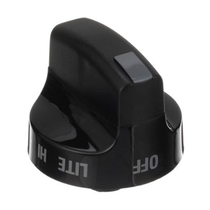 Picture of Electrolux Knob,top Valve,black,(4) Part# 316218401