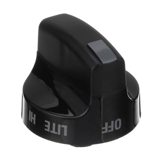 Picture of Electrolux Knob,top Valve,black,(4) Part# 316218401