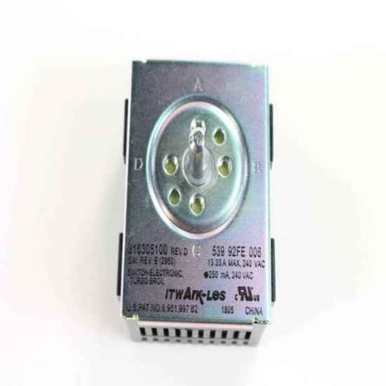 Picture of Electrolux Switch,infinite,turbo Flex Part# 316305100