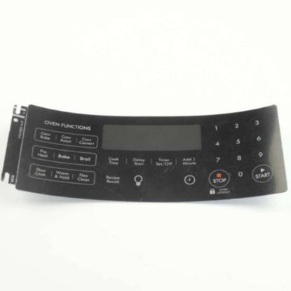 Picture of Electrolux Overlay,control,black,es535 Part# 316352207