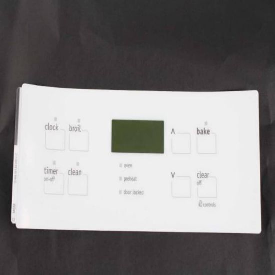 Picture of Electrolux Overlay,clock,white,es200 Part# 316419134