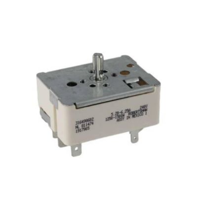 Picture of Electrolux Switch,infinite,small Element Part# 316498602