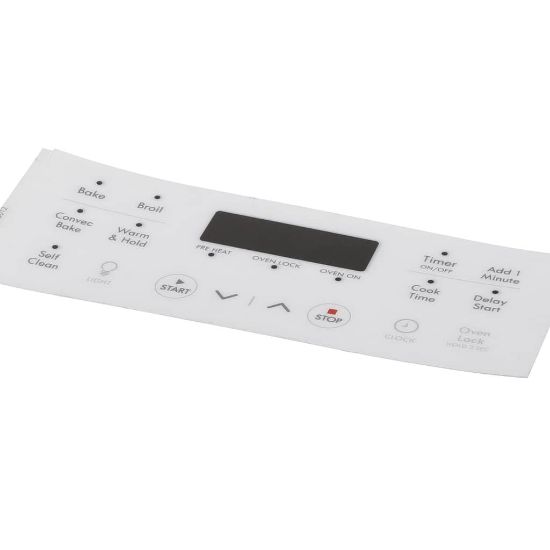 Picture of Electrolux Overlay,clock,white Part# 316633012