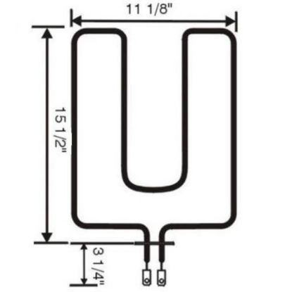 Picture of Electrolux Element,broil,2950 W Part# 5303051140