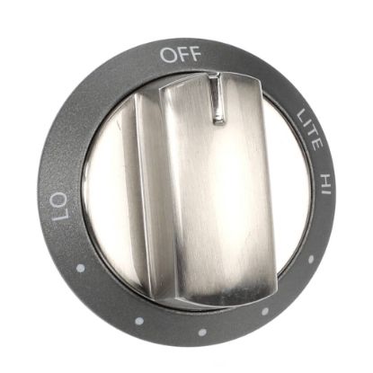 Picture of Electrolux Knob,top Valve,stainless Part# 5304500250