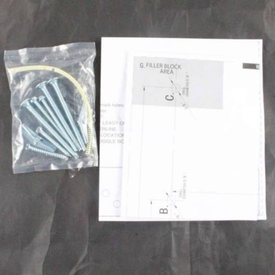Picture of Electrolux Mounting Kit,with Templates Part# 5304503192