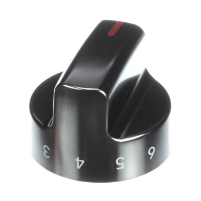 Picture of Electrolux Knob,black Stainless Part# 5304509118