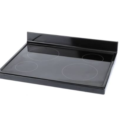 Picture of Electrolux Main Top,assembly,glass,black Part# 5304508976
