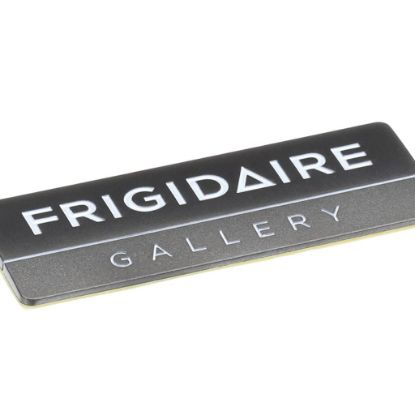 Picture of Electrolux Nameplate,black Stainless Part# 5304510904