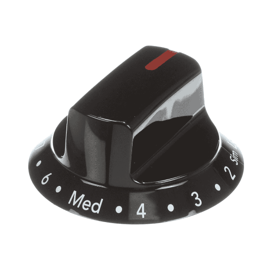 Picture of Electrolux Knob,control,black,single Elem Part# 5304518268