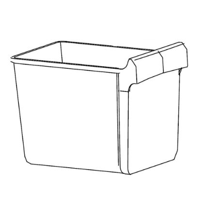 Picture of Electrolux Drawer,crisper,(2) Part# 5304518518