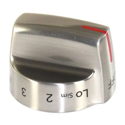 Picture of Electrolux Knob,infinite Switch,stainless Part# 5304521003