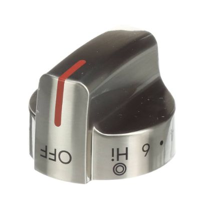 Picture of Electrolux Knob,infinite Switch,stainless Part# 5304521004