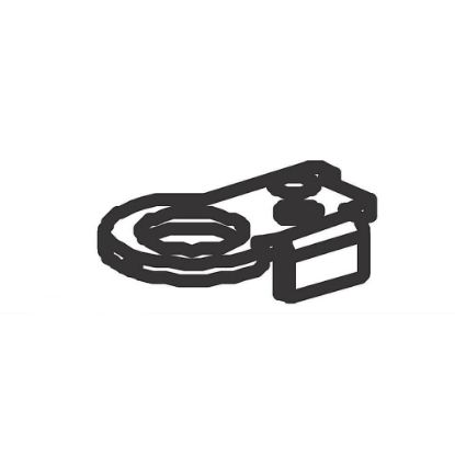 Picture of Electrolux Stop,freezer Door,middle Hinge Part# 5304523543