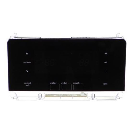 Picture of Electrolux User Interface,assembly,black Part# 5304527929