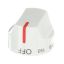 Picture of Electrolux Knob,oven,white,temperature Part# A14171901