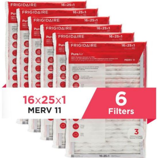 Picture of Electrolux Pa Hvac 16X25x1 Merv 11-6 Pk Part# HVAC1625116