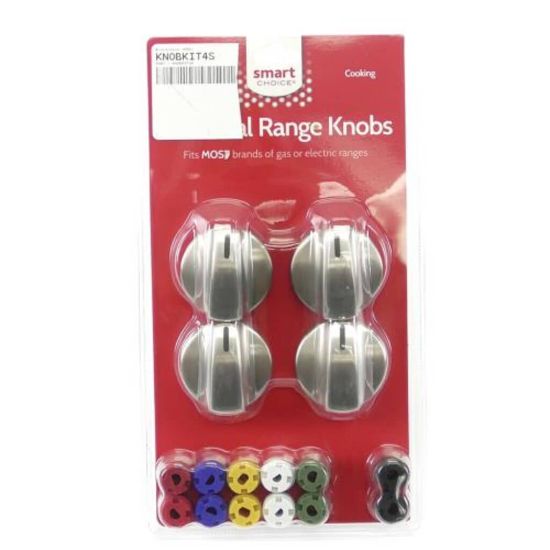 Picture of Electrolux Univ. Knob Set (4) - Silv. Part# KNOBKIT4S