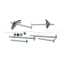 Picture of GE Installation Hardware Part# WB02X35527