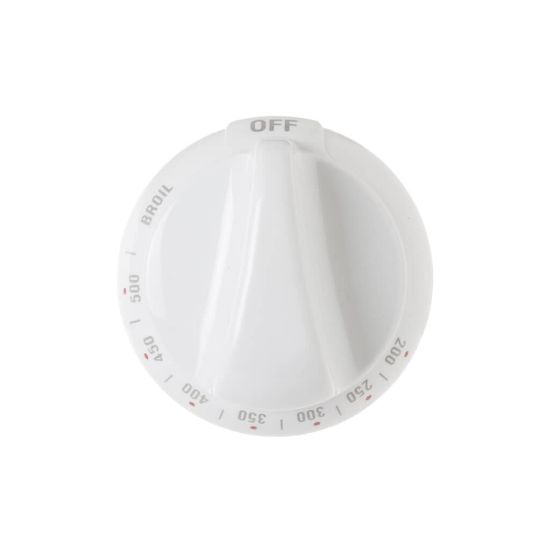 Picture of GE Knob-control (White) Part# WB03K10036