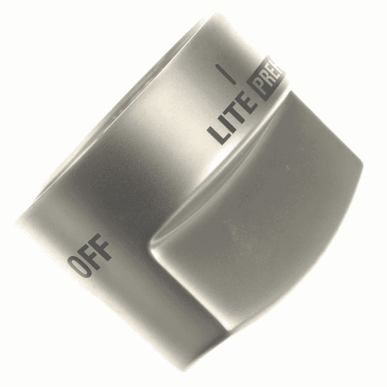 Picture of GE Knob Asm Tmst Part# WB03K10257