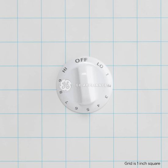 Picture of GE Inf Knob (Wh Part# WB03T10011