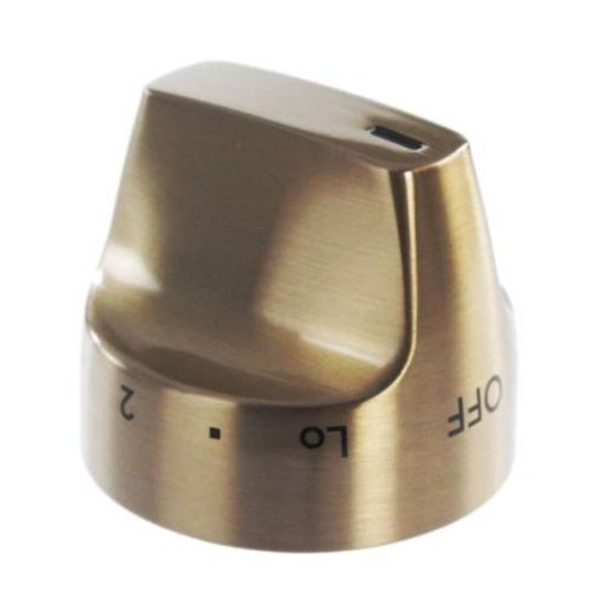 Picture of GE Brushed Bronze Single Element Knob Part# WB03X31670