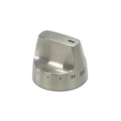 Picture of GE Stainless Steel Control Knob Part# WB03X31671
