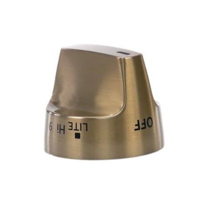 Picture of GE Brushed Bronze Control Knob Part# WB03X31673